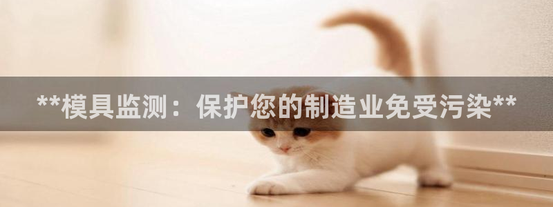 澳门太阳成城集团洗米华：**模具监测：保护您的制造业免受污染**