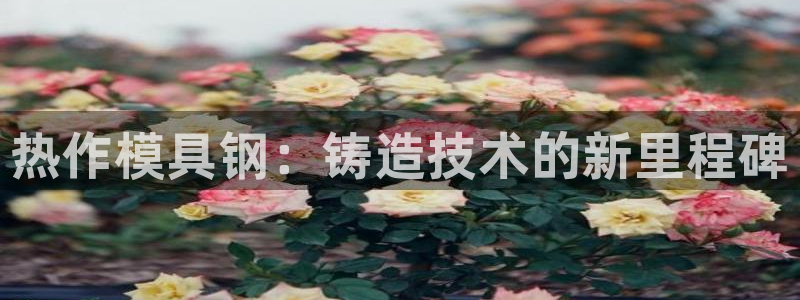 高淳红太阳集团：热作模具钢：铸造技术的新里程碑