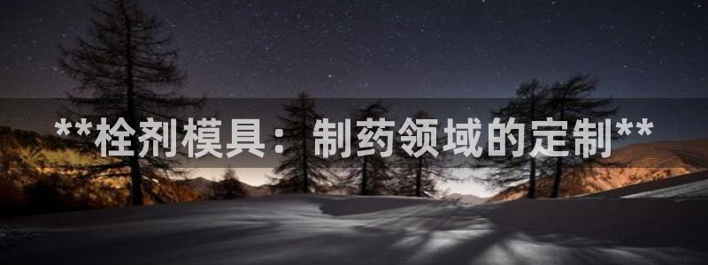 太阳诚集团电影：**栓剂模具：制药领域的定制**