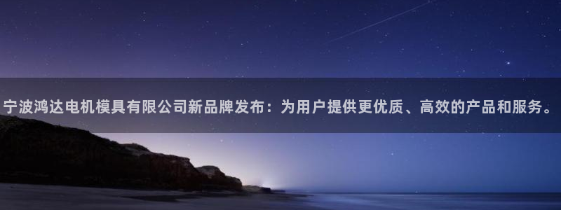 太阳 官网：宁波鸿达电机模具有限公司新品牌发布：为用户提供更优质、高效的产品和服务。
