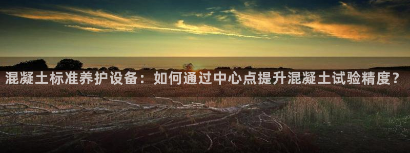 太阳gg注册/登录：混凝土标准养护设备：如何通过中心点提升混凝土试验精度？