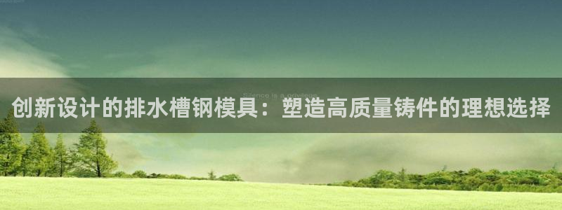 太阳成集团是干嘛的：创新设计的排水槽钢模具：塑造高质量铸件的