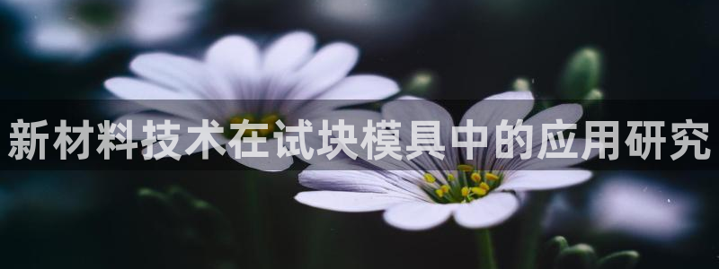 太阳成集团tyc1050：新材料技术在试块模具中的应用研究