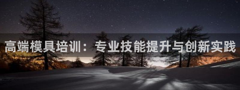 太阳集团1383：高端模具培训：专业技能提升与创新实践